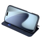 iPhone 17 Pro hoesje Slim Bookcase - Blauw