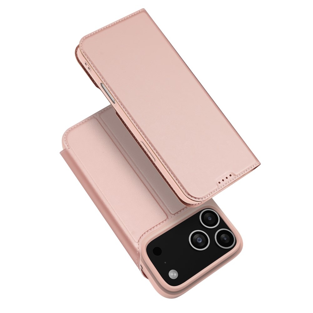 iPhone 17 Pro hoesje Slim Bookcase - Rose Goud