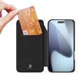 iPhone 17 Pro Max hoesje Slim Bookcase - Zwart