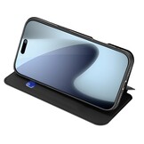 iPhone 17 Pro Max hoesje Slim Bookcase - Zwart