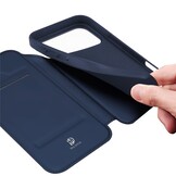 iPhone 17 Pro Max hoesje Slim Bookcase - Blauw