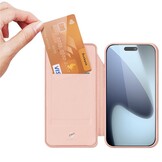 iPhone 17 Pro Max hoesje Slim Bookcase - Rose Goud