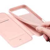 iPhone 17 Pro Max hoesje Slim Bookcase - Rose Goud