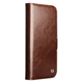 iPhone 17 leren bookcase hoesje - Bruin