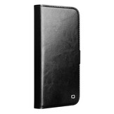 iPhone 17 Pro leren bookcase hoesje - Zwart