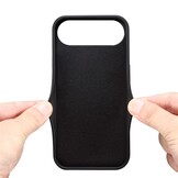 iPhone 17 Air hoesje Backcover met kaarthouder - Bruin