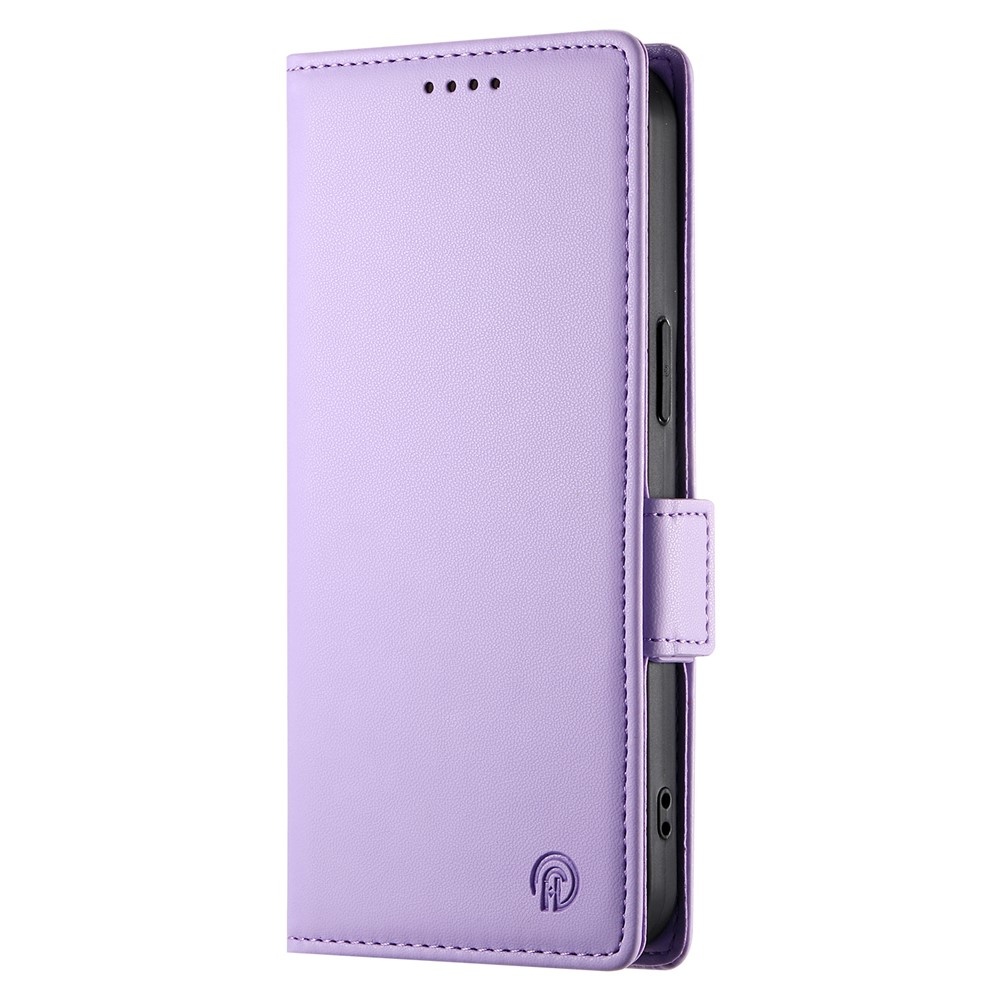 iPhone 17 Air PU leren Bookcase met ruimte voor pasjes - Lila