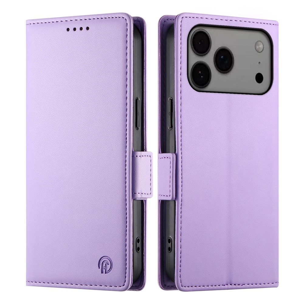 iPhone 18 Pro Max / iPhone 17 Pro Max PU leren Bookcase met ruimte voor pasjes - Lila