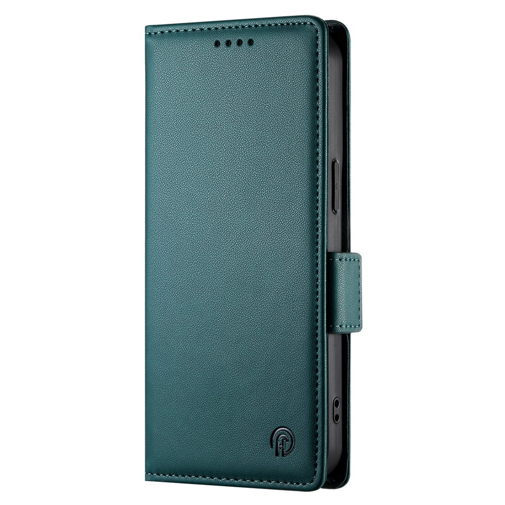 iPhone 17 Pro PU leren Bookcase met ruimte voor pasjes - Groen