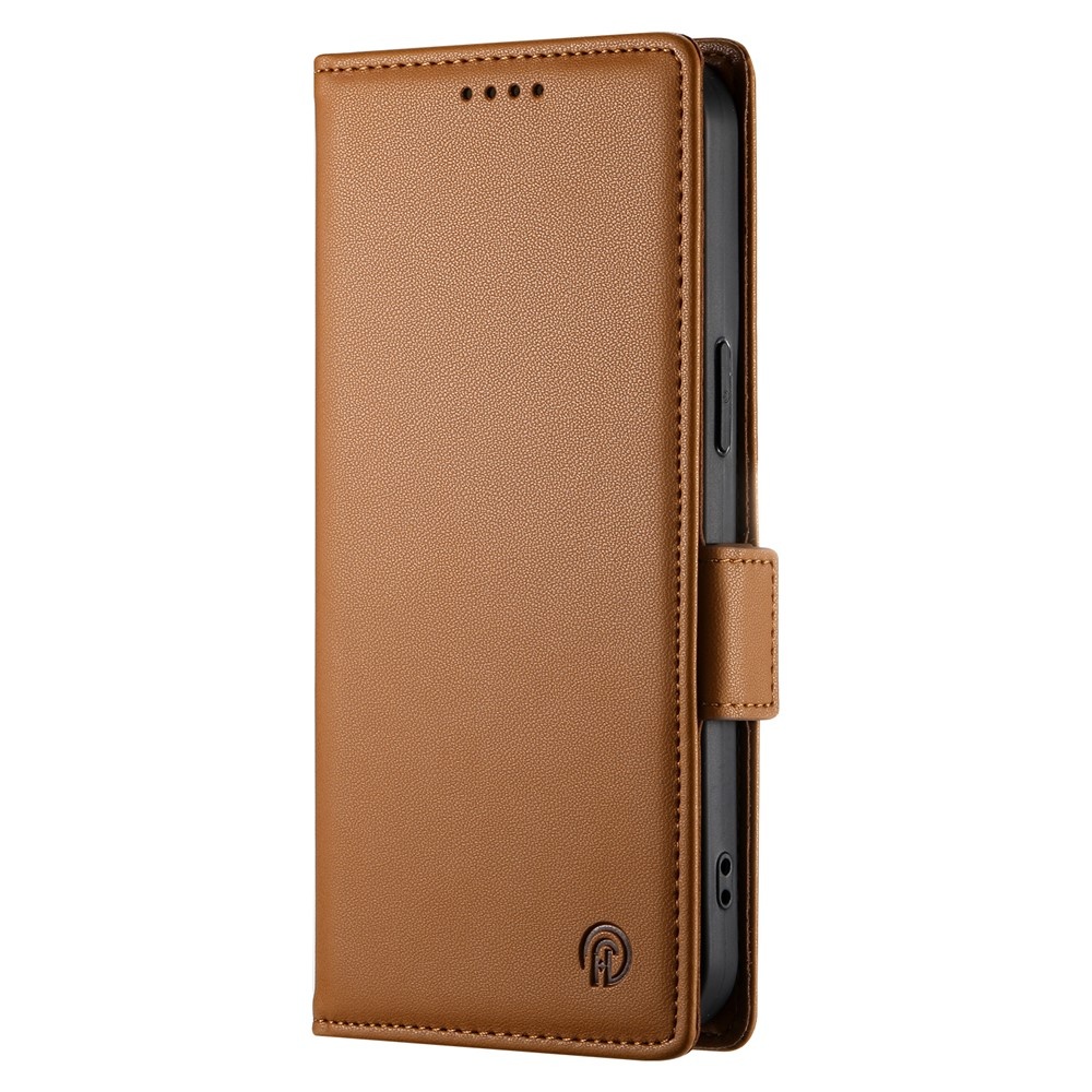 iPhone 18 Pro / iPhone 17 Pro PU leren Bookcase met ruimte voor pasjes - Bruin