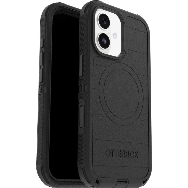 iPhone 17 Otterbox Defender Pro hoesje - MagSafe Camera Control Backcover - Zwart