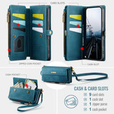 iPhone 18 Pro Max / iPhone 17 Pro Max hoesje portemonnee tasje - Blauw