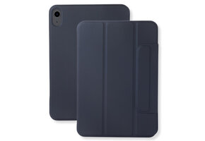 Lunso iPad 11 inch (2025) A16 - Tri-Fold Bookcase hoes - Donkerblauw