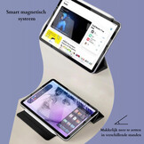 iPad 11 inch (2025) A16 Tri-Fold Bookcase hoes - Donkerblauw