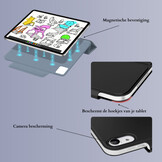 iPad 11 inch (2025) A16 Tri-Fold Bookcase hoes - Paars