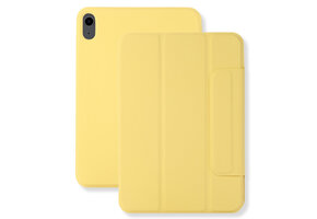 Lunso iPad 11 inch (2025) A16 - Tri-Fold Bookcase hoes - Geel