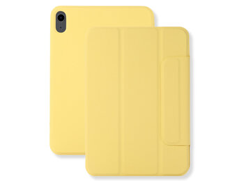 Lunso iPad 11 inch (2025) A16 - Tri-Fold Bookcase hoes - Geel