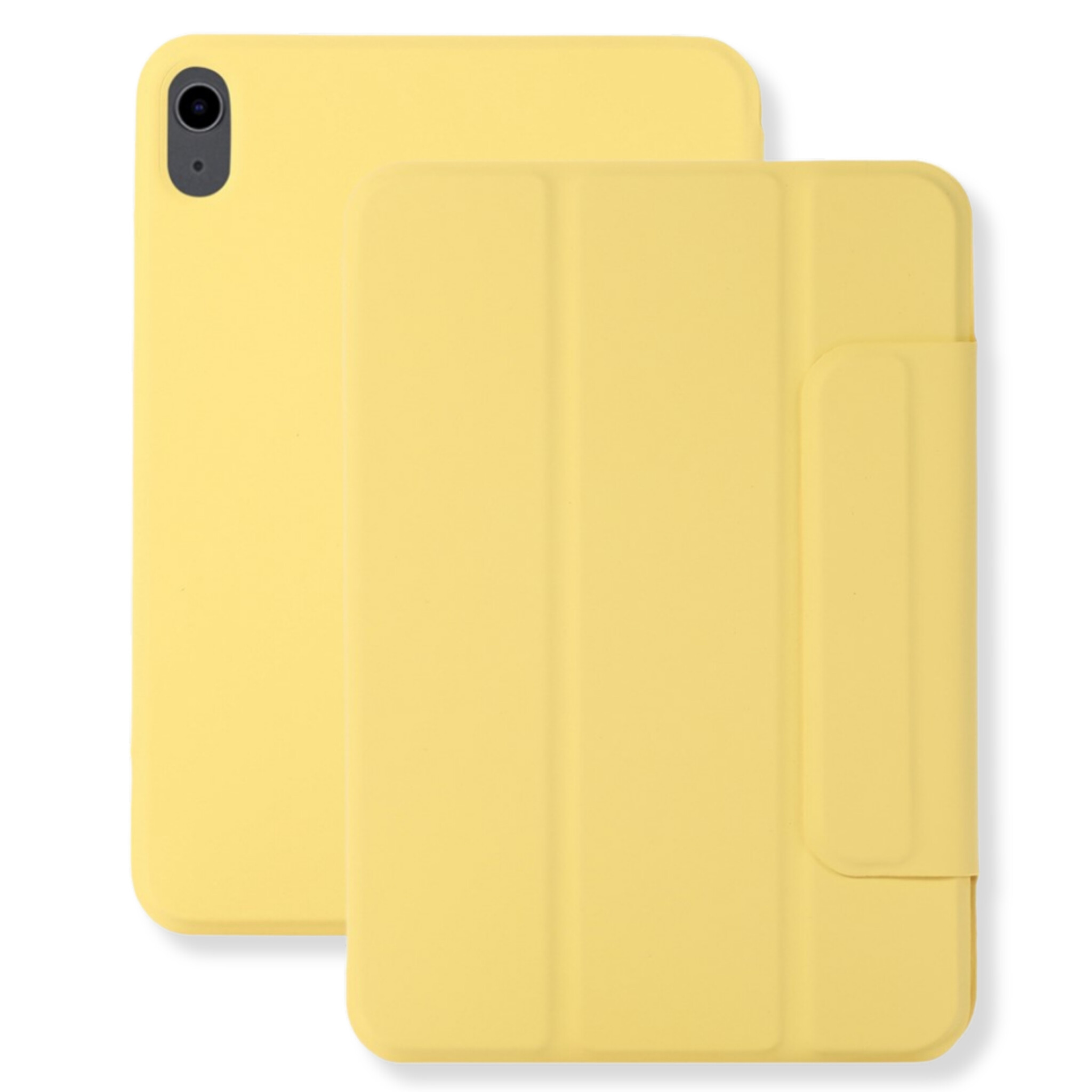 iPad 11 inch (2025) A16 Tri-Fold Bookcase hoes - Geel