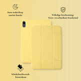 iPad 11 inch (2025) A16 Tri-Fold Bookcase hoes - Geel