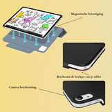 iPad 11 inch (2025) A16 Tri-Fold Bookcase hoes - Geel