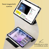 iPad 11 inch (2025) A16 Tri-Fold Bookcase hoes - Geel