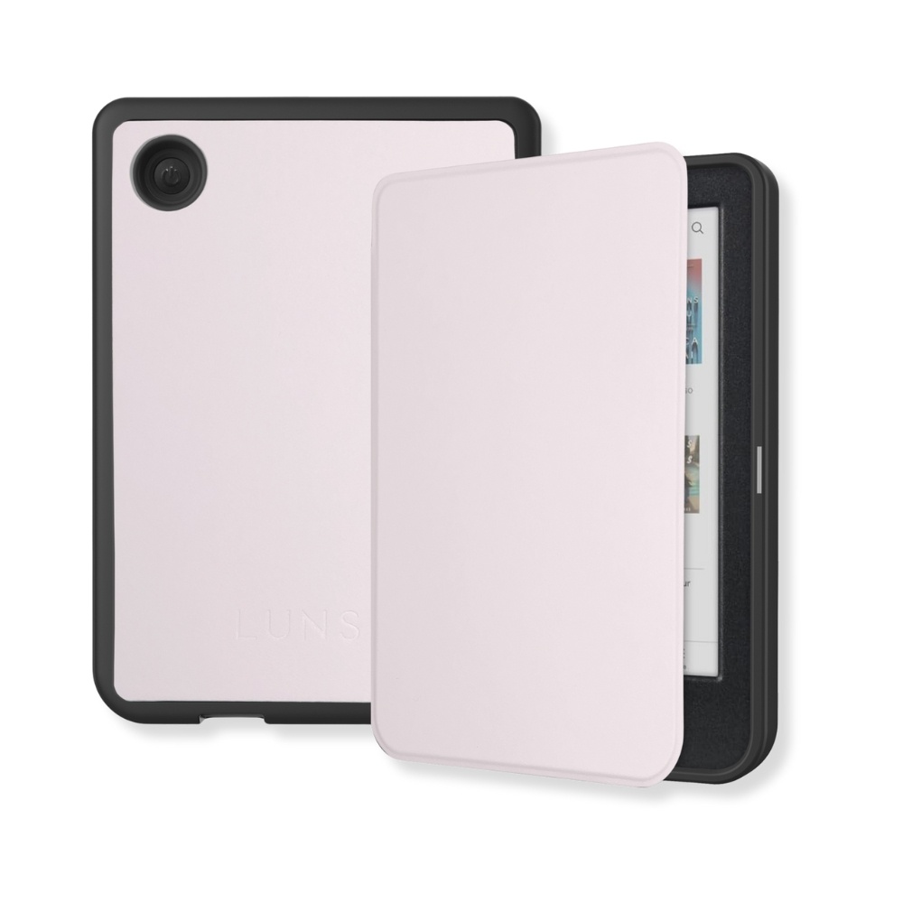 Kobo Clara BW / Clara Colour hoes (6 inch) Sleepcover - Lichtroze