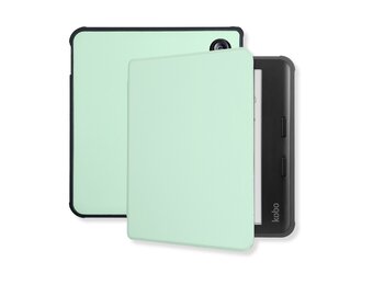 Lunso Kobo Libra Colour hoes (7 inch) - sleepcover - Lichtgroen