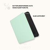 Kobo Libra Colour hoes (7 inch) Sleepcover - Lichtgroen
