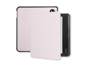 Lunso Kobo Libra Colour hoes (7 inch) - sleepcover - Lichtroze