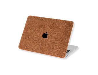 Lunso MacBook Air 13 inch (2018-2020) cover hoes - case - Teddy Puffy Bruin