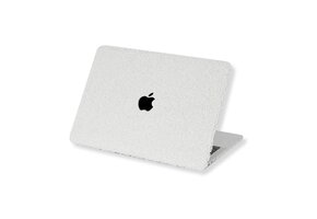 Lunso MacBook Air 13 inch (2022-2025) cover hoes - case - Teddy Puffy Beige