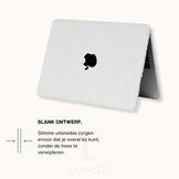 MacBook Air 13 inch (2022-2026) cover hoes - Teddy Puffy Beige