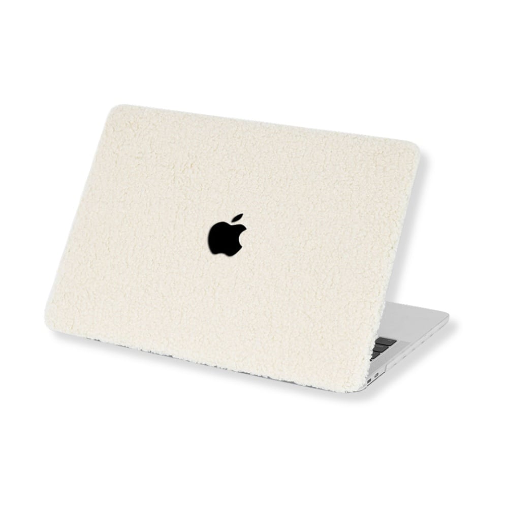MacBook Air 13 inch (2022-2025) cover hoes - Teddy Puffy Khaki