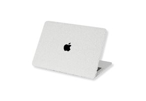 Lunso MacBook Air 15 inch (2023-2025) cover hoes - case - Teddy Puffy Beige