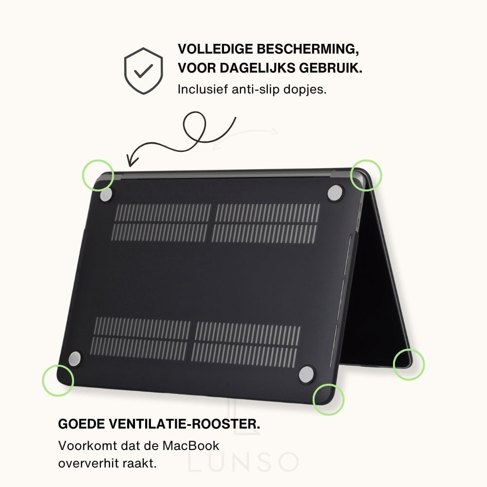 MacBook Air 15 inch (2023-2026) cover hoes - Teddy Puffy Beige