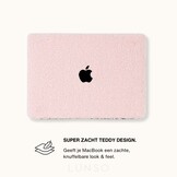 MacBook Air 15 inch (2023-2026) cover hoes - Teddy Puffy Lichtroze