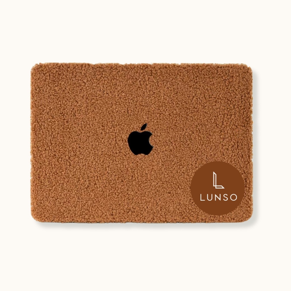MacBook Pro 16 inch (2021-2026) cover hoes - Teddy Puffy Bruin