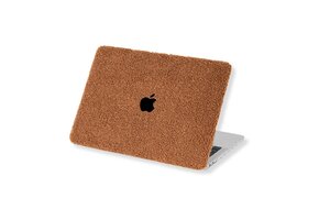 Lunso MacBook Pro 14 inch (2021-2024) cover hoes - case - Teddy Puffy Bruin