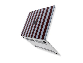 Lunso MacBook Air 13 inch (2022-2025) cover hoes - case - Burgundy