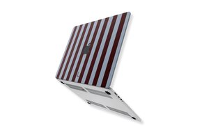 Lunso MacBook Air 15 inch (2023-2025) cover hoes - case - Burgundy