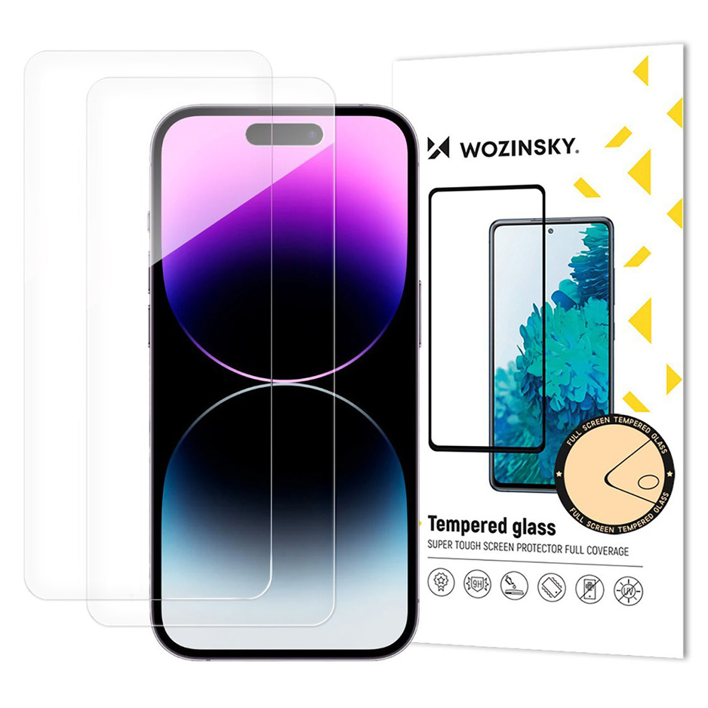 (2 stuks) Wozinsky iPhone 17 Air Beschermglas - Full Cover Screenprotector