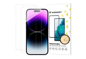 (2 stuks) Wozinsky iPhone 17 Pro Max Beschermglas - Full Cover Screenprotector