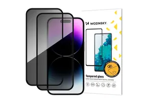 (2 stuks) Wozinsky iPhone 17 Pro Max  Screenprotector - Privacy Glass