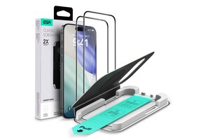 ESR iPhone 17 Air (2 stuks) Tempered Glass screenprotector - Installatie tool - Case Friendly - Militair Getest Glas