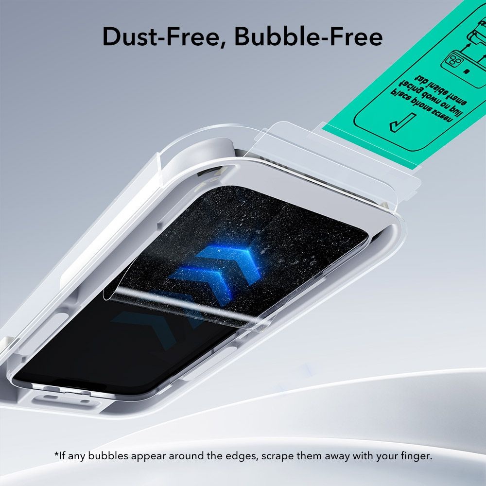 iPhone 17 Pro (2 stuks) Tempered Glass screenprotector - Installatie tool - Case Friendly - Militair Getest Glas
