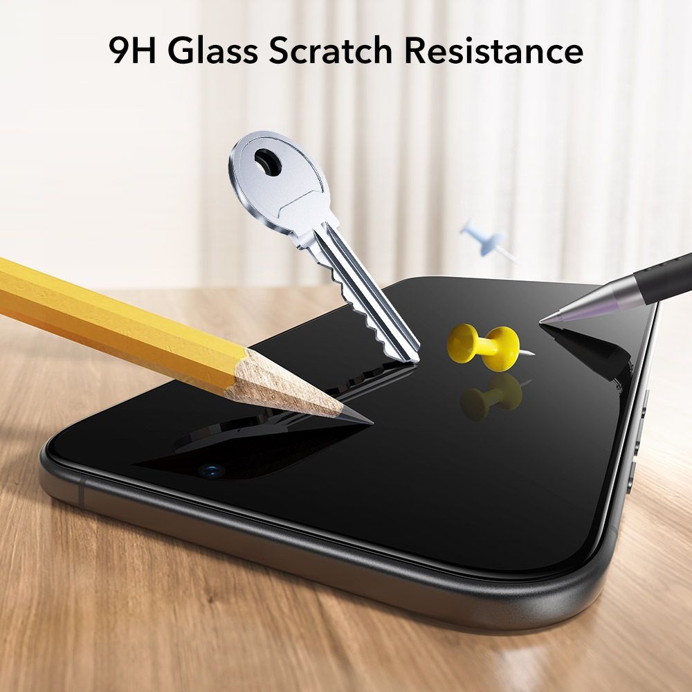 iPhone 17 Pro (2 stuks) Tempered Glass screenprotector - Installatie tool - Case Friendly - Militair Getest Glas