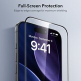 iPhone 17 (2 stuks) Tempered Glass screenprotector - Installatie tool - Case Friendly - Militair Getest Glas