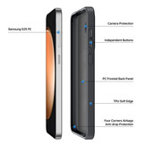 Samsung Galaxy S25 FE hoesje – slanke backcover met volledige MagSafe ondersteuning - Zwart