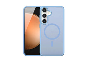 Dux Ducis Yind Samsung Galaxy S25 FE hoesje – slanke backcover met MagSafe ondersteuning - Lichtblauw