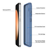 Samsung Galaxy S25 FE hoesje – slanke backcover met volledige MagSafe ondersteuning - Lichtblauw